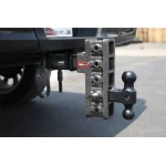 GEN-Y Mega-Duty 16K Drop Hitch 7.5 Inch Adjustable with Pintle Lock Dual Ball