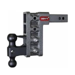 GEN-Y Mega-Duty 16K Drop Hitch 7.5 Inch Adjustable with Pintle Lock Dual Ball