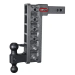 GEN-Y Mega-Duty 16K adjustable drop/rise trailer hitch dual-ball pintle lock