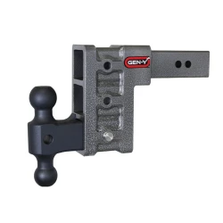 GEN-Y Mega-Duty 21K 6 Inch Drop Adjustable Trailer Hitch Dual-Ball 2.5 Inch Tow Receiver Mount 3K TW Heavy Duty Truck TJ-GH-613 GH-061