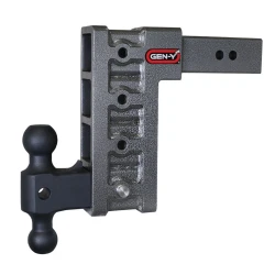 GEN-Y Mega-Duty 21K 9 Inch Drop Adjustable Trailer Hitch Dual-Ball 2.5 Inch Tow Receiver Mount 3K TW Heavy Duty Truck TJ-GH-614 GH-061