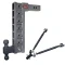GEN-Y Mega-Duty 21K Adjustable Drop Hitch with Stabilizer Kit and Dual Ball Mount