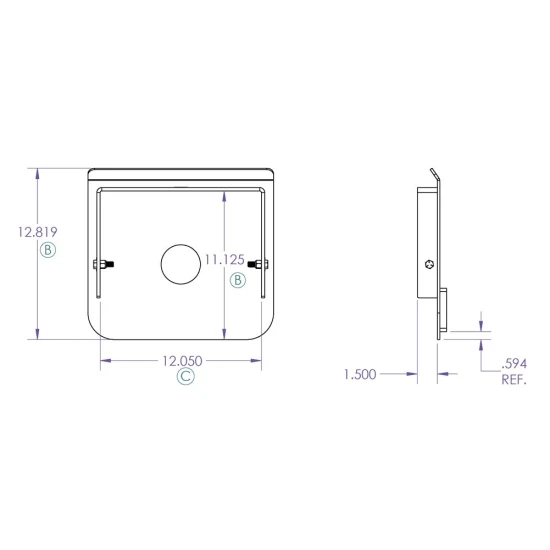 GEN-Y EXECUTIVE King Pin Capture Plate for 23K Fifth Wheel Slider Hitch GEN-Y Capture Plate for EXECUTIVE King Pin – Fifth Wheel Hitch 23K Capacity