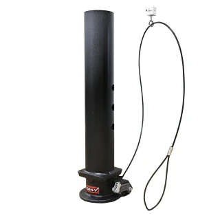 GEN-Y 30K Square Gooseneck Trailer Coupler with 2-5/16" SnapLatch and Pull Cable
