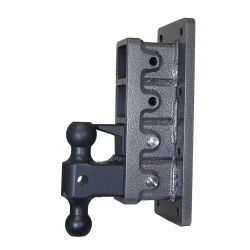 GEN-Y Mega-Duty 21K 2.5 Inch Bolt-On 9 Inch Drop Hitch w/ Pintle Lock Dual-Ball 3K TW Heavy Duty Truck TJ-GH-724 GH-061 GH-062