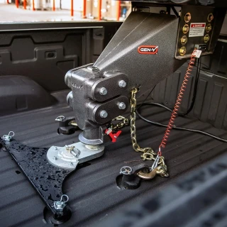 GEN-Y 21K 5th Wheel to Gooseneck Coupler Adapter for Lippert Turning Point GEN-Y 21K Fifth Wheel to Gooseneck Pin Box for Lippert Turning Point