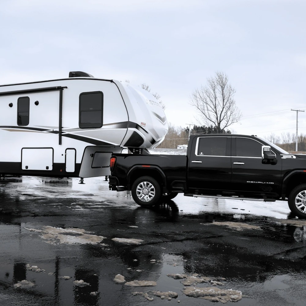 GEN-Y Executive 30K 5th Wheel Gooseneck Hitch – Lippert 1621/1621HD Compatible GEN-Y 30K Executive Fifth Wheel to Gooseneck Hitch Pin Box for Lippert 1621