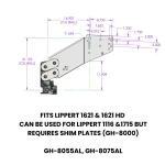 GEN-Y Executive 30K 5th Wheel Gooseneck Hitch – Lippert 1621/1621HD Compatible GEN-Y 30K Executive Fifth Wheel to Gooseneck Hitch Pin Box for Lippert 1621