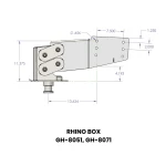 GEN-Y 30K 5th Wheel Pin Box for Lippert Rhino with TORSION-FLEX – 6.5K Pin Weight