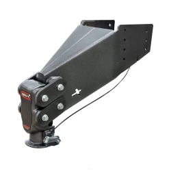 Gen-Y 30K 5th Wheel to Gooseneck Hitch Pin Box For Lippert Rhino 2-5/16" Goose Ball Adapter Coupler Shock Absorbing Auto Snap Latch 6.5K Pin Weight Executive Torsion Flex Pin Box Replacement