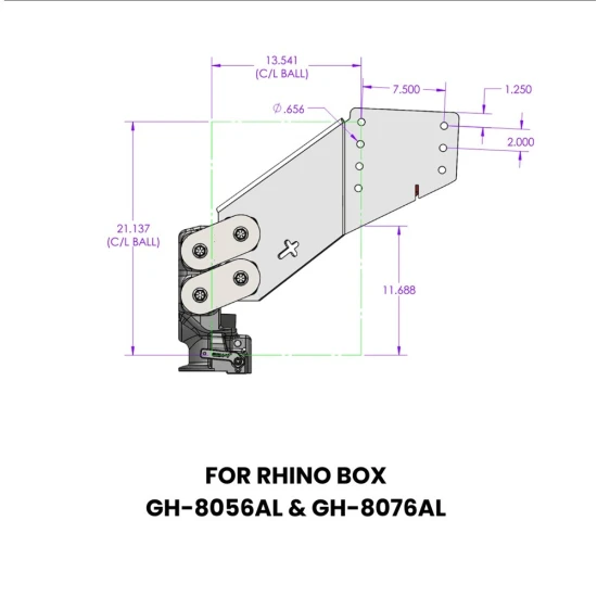 GEN-Y 30K 5th Wheel to Gooseneck Pin Box for Lippert Rhino – Torsion-Flex SnapLatch