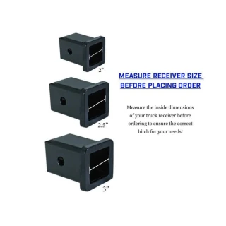 GEN-Y Mega-Duty 21K 9 Inch Drop Adjustable Dual-Ball Trailer Hitch