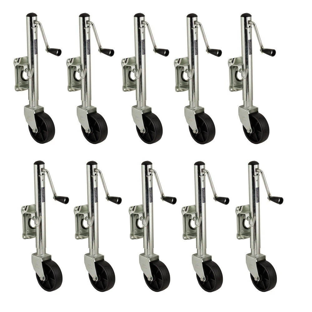 Fulton 1,200 lb Marine Trailer Jack with 6-Inch Wheel and 10-Inch Lift