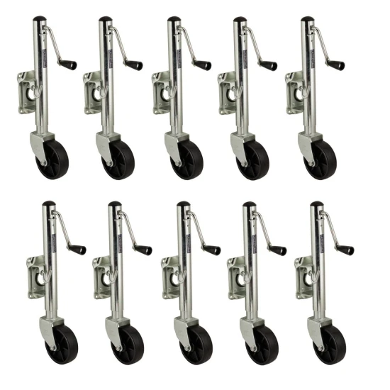Fulton 1,200 lb Marine Trailer Jack with 6-Inch Wheel and 10-Inch Lift