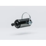 TurnNBurn side-wind drill-powered landing gear adapter kit with quick-release locking pin for semi-trailer landing gear