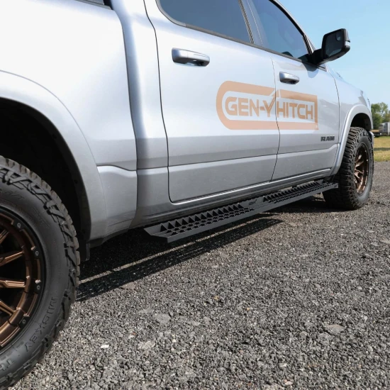 GEN-Y Running Boards for GM 1500 & 2500HD/3500HD RS & CS – Heavy Duty Step Kit EN-Y Running Boards Kit for GM 1500 & 2500HD/3500HD Crew Cab – Anti-Slip Steel Steps
