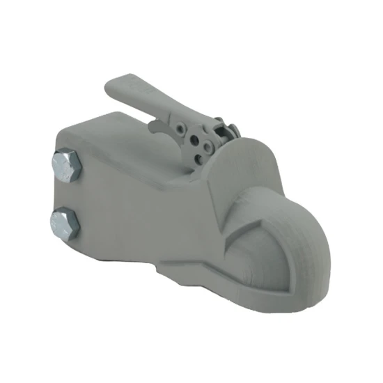 Bulldog 2-Pack 8K Adjustable Channel Trailer Couplers for 2" Ball Wedge-Latch