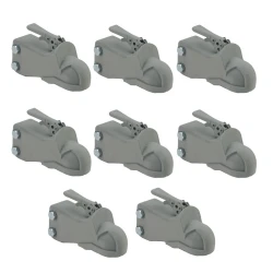 Bulldog 8x 8K Cast Head Trailer Coupler for 2" Ball Adjustable Channel