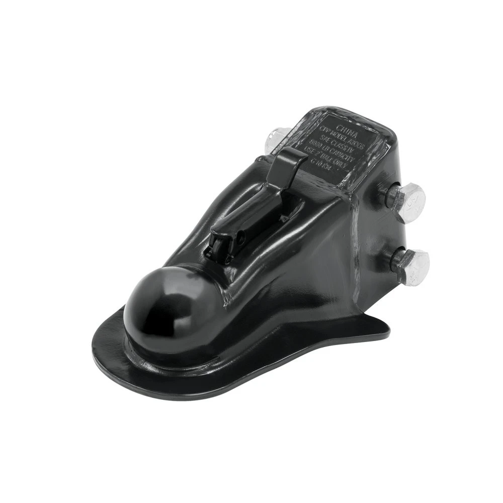 Pro Series BULLDOG 2-pack 8K adjustable channel mount trailer couplers 2 inch ball low latch