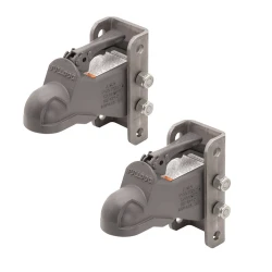 Bulldog 2x 14K Cast Head Trailer Coupler for 2-5/16" Ball Adjustable Channel