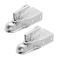 Fulton 2K Fas-Lok Straight Trailer Coupler 1-7/8" Ball 3" Channel Bolt-On Zinc