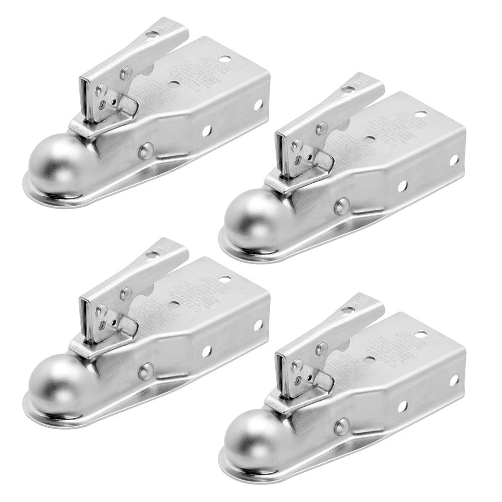 Fulton 2K Fas-Lok Trailer Coupler for 1-7/8" Ball and 3" Channel – 4 Pack Bolt-On