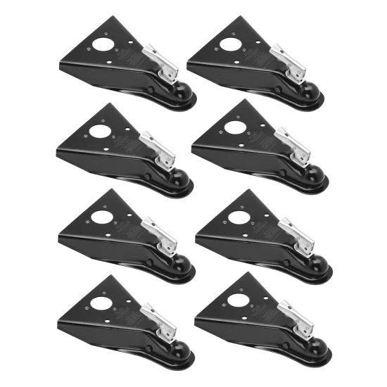 Fulton 5K A-Frame Trailer Coupler 2" Ball Weld-On Trigger Latch – 8 Pack