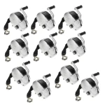 Fulton F2 1,600 lb marine trailer winch with 20 ft strap and adjustable handle – 10 pack