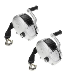 Fulton 2x 1.6K F2 Trailer Winch w/ 20 ft Strap and Adjustable Handle
