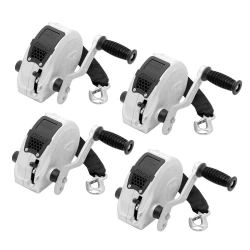 Fulton 4x 1.6K F2 Marine Trailer Winch w/ 20 ft Strap and Adjustable Handle