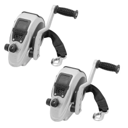 Fulton 2x 2K F2 Marine Trailer Winch w/ 20 ft Strap and Adjustable Handle