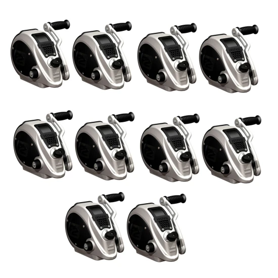 Fulton 2K F2 Marine Trailer Winch with 20 ft Strap and Adjustable Handle – 10-Pack