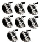 Fulton F2 2,000 lb Marine Trailer Winch with Strap and Adjustable Handle – 8 Pack