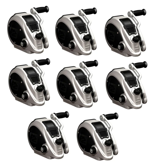 Fulton F2 2,000 lb Marine Trailer Winch with Strap and Adjustable Handle – 8 Pack