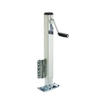 Fulton 2x 2.5K Fixed Mount Trailer Jacks with 28" Lift and Drop Leg Sidewind