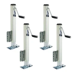 Fulton 4x 2.5K Fixed Mount Trailer Jack w/ 28" Lift and Drop Leg