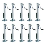 Fulton 10-Pack 5K Fixed Trailer Jacks with Drop Leg and 28" Lift