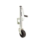 Fulton 1.2K Retaining Ring Swivel Trailer Jack with 6" Wheel and 10" Lift