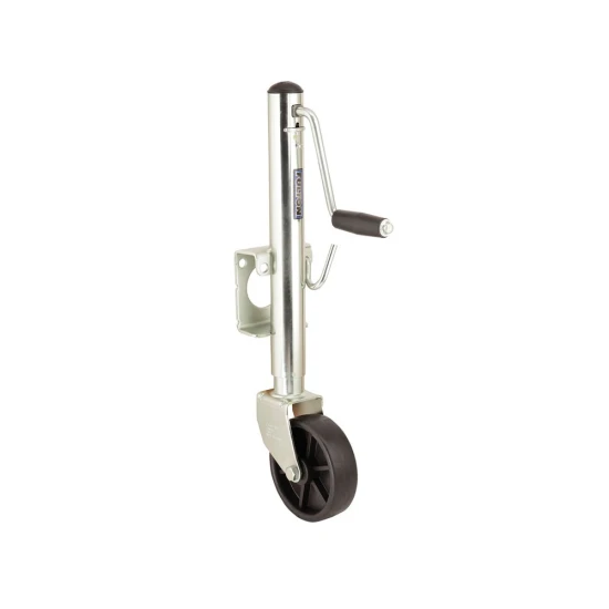 Fulton 1.2K Retaining Ring Swivel Trailer Jack with 6" Wheel and 10" Lift
