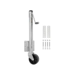 Fulton 1.2K Fixed Mount Marine Trailer Jack with 6-Inch Wheel and 15-Inch Lift