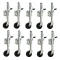 Fulton 10x 1,200 lb Swivel Trailer Jacks with 6" Wheel and Sidewind Handle