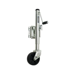 Fulton 10x 1,200 lb Swivel Trailer Jacks with 6" Wheel and Sidewind Handle