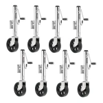 Fulton 1.2K Marine Trailer Jack 8-Pack with Swivel Mount and 8" Wheel