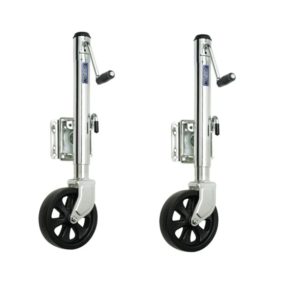 Fulton 1.5K Trailer Jack with 8" Wheel & Bolt-Thru Swivel – 10" Lift