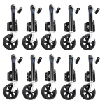 Fulton 1.5K Marine Trailer Jack with 8" Wheel and 10" Lift – Bolt-On Side Mount