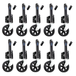 Fulton 10x 1.5K Trailer Jack w/ 8" Spoked Wheel and 10" Lift