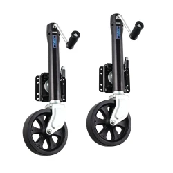 Fulton 2x 1.5K Trailer Jack w/ 8" Spoked Wheel and 10" Lift