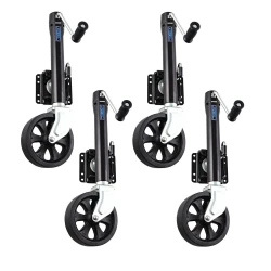 Fulton 4x 1.5K Trailer Jack w/ 8" Spoked Wheel and 10" Lift