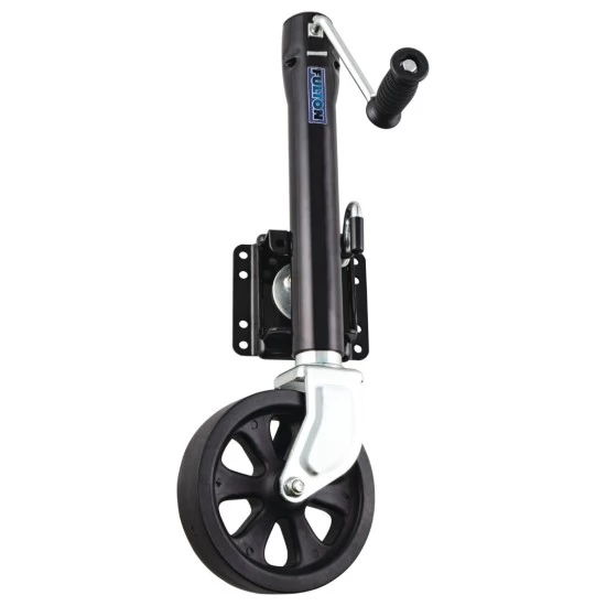 Fulton XLT Boat Trailer Winch Single-Speed 1800 lbs + XP Trailer Jack 1500 lbs 5 Year Warranty + Hardware Bolt-On Side Mount