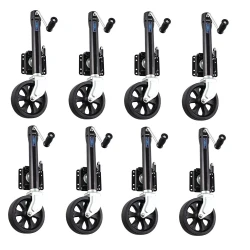 Fulton 8x 1.5K Trailer Jack w/ 8" Spoked Wheel and 10" Lift